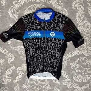 HP Cycling Jersey Unisex XL Black Short Sleeve Breathable Sports Top
